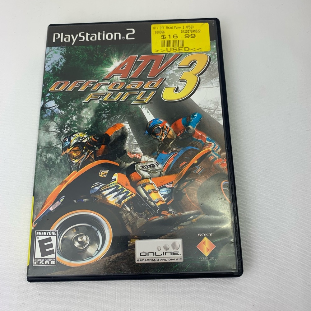 ATV Offroad Fury‎ 3 PS2 Sony PlayStation 2 2004 Complete with Manual CIB